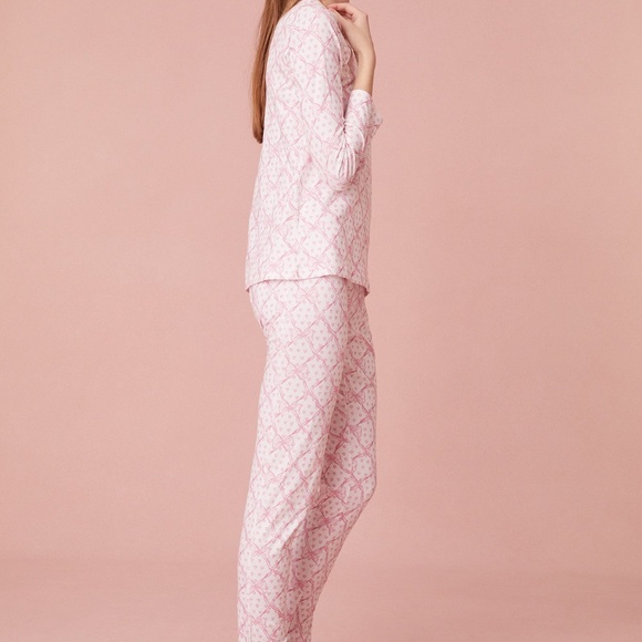 Baby Bow Hearts Pajamas NWT - Picture 5 of 11